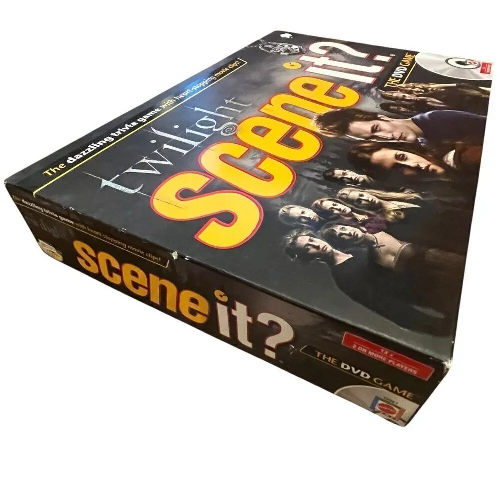 Twilight Scene It Trivia The DVD Board Game Complete in Box 2009 Edward Bella